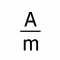 A/m