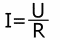 I = U / R